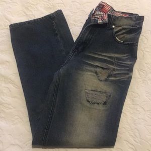 GS-115 Boys Jeans Size 18 Distress